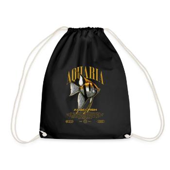 Altum Kaiserfisch Cichlid Fish Keeper Streetwear - Turnbeutel - Schwarz - Vorne