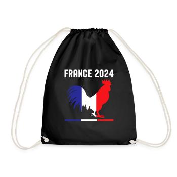 j'peux pas j'ai jeux tour eiffel France - Sac de sport léger - noir - Devant