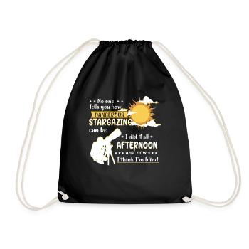 Personne ne vous dit à quel point l’observation des étoiles peut être. Je l’ai fait un - Sac de sport léger - noir - Devant