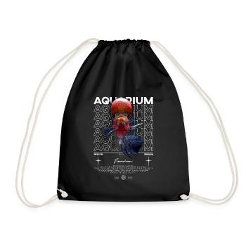Flowerhorn Cichlid Monster Fish Keeper Streetwear - Turnbeutel - Schwarz - Vorne