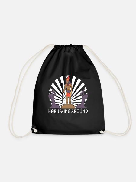 Horus-Herumspielen - Turnbeutel - Schwarz