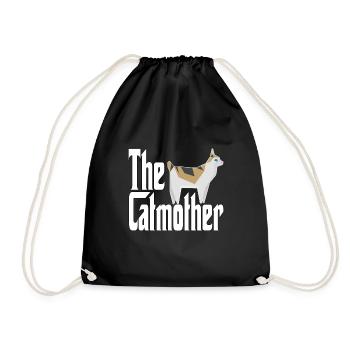 Maman chat La mère chat folle Chat Mère Kitty Maman - Sac de sport léger - noir - Devant