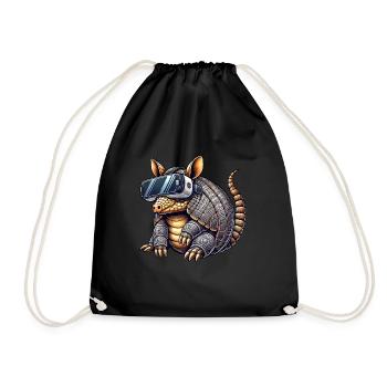 Armadillo Gürteltier VR Réalité Virtuelle Gamer - Sac de sport léger - noir - Devant
