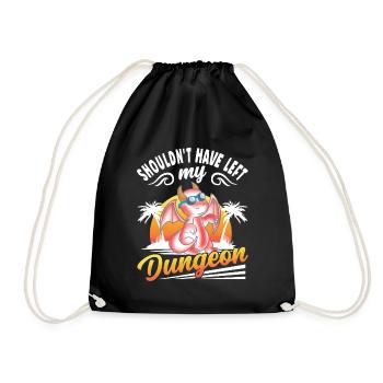 Shouldn't have left my dungeon - Drawstring Bag - black - Front