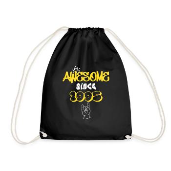 Génial depuis 1995 style graffiti - Sac de sport léger - noir - Devant