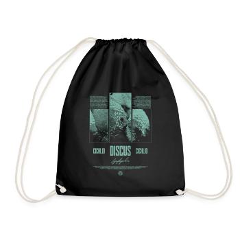 Discus Cichlidé Aquarium Fish Keeper - Sac de sport léger - noir - Devant