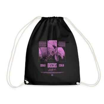 Discus Cichlidé Aquarium Fish Keeper - Sac de sport léger - noir - Devant