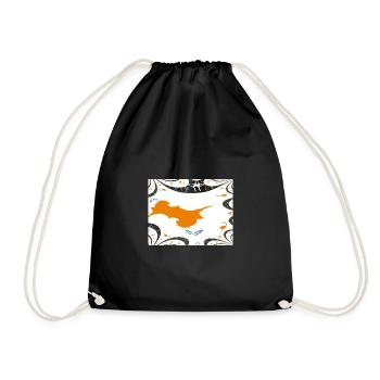Drapeau chypriote Nicosie - Sac de sport léger - noir - Devant