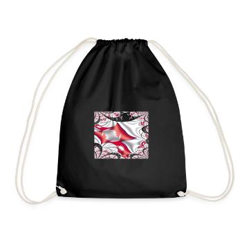 Népal Drapeau Katmandou Harmonie himalayenne - Sac de sport léger - noir - Devant
