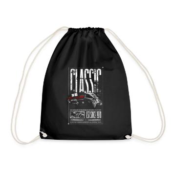 I'm Not Old I'm Vintage Classic Car Born In 1970 - Drawstring Bag - black - Front