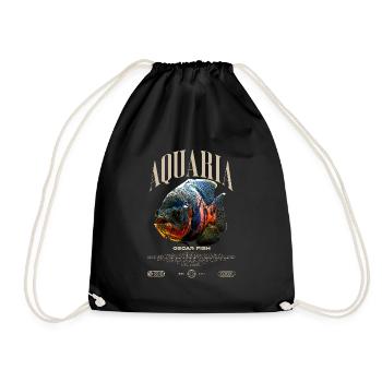 Oscar Fish Changement d’eau Poisson Monstre - Sac de sport léger - noir - Devant