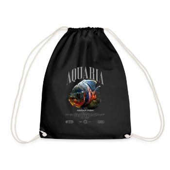 Oscar Fish Changement d’eau Poisson Monstre - Sac de sport léger - noir - Devant