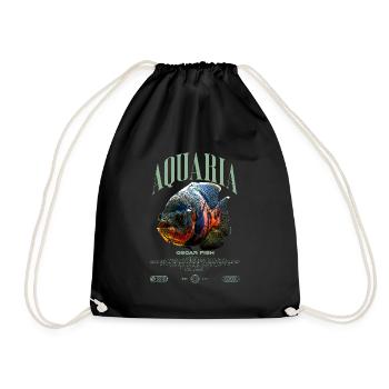 Oscar Fish Changement d'eau Poisson monstre - Sac de sport léger - noir - Devant