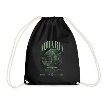 Oscar Fish Changement d’eau Poisson Monstre - Sac de sport léger - noir - Devant