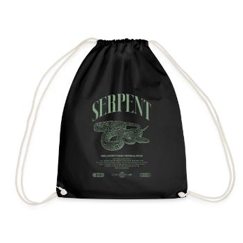 Gardien de reptiles python réticulé Streetwear - Sac de sport léger - noir - Devant