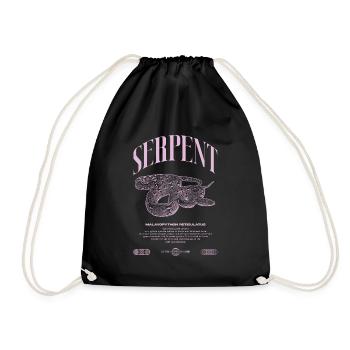 Gardien de reptiles python réticulé Streetwear - Sac de sport léger - noir - Devant
