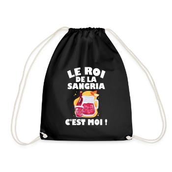 Le Roi de la Sangria C'est Moi. - Sac de sport léger - noir - Devant