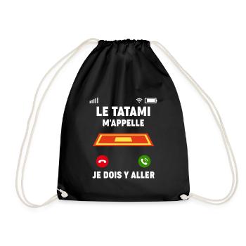 Humour Judo Tatami M'appelle - Sac de sport léger - noir - Devant