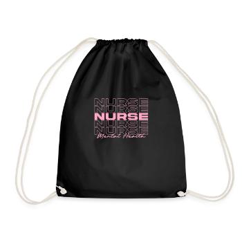 Infirmière en santé mentale Infirmières médicales élégantes - Sac de sport léger - noir - Devant