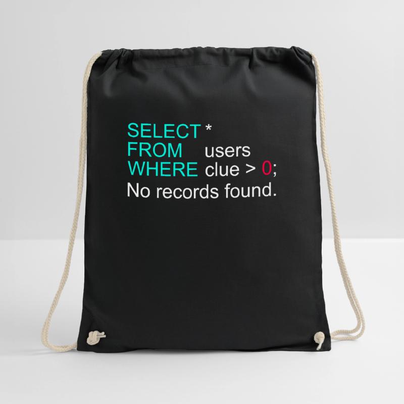 Données de base de données SQL Programmer Administration Sac de sport léger