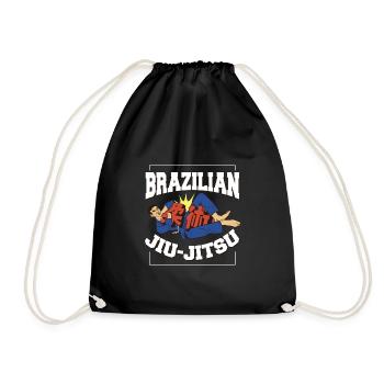 Brasilianisches Jiu-Jitsu - Turnbeutel - Schwarz - Vorne