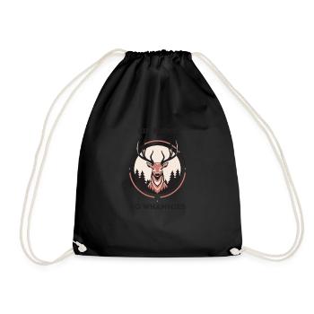 Chasse au cerf Chasse Unique - Sac de sport léger - noir - Devant