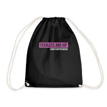 Hip Replacement Surgery Arthroplasty - Drawstring Bag - black - Front