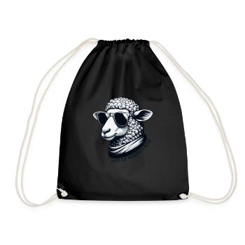 Mouton Chuchoteur Mouton - Sac de sport léger - noir - Devant