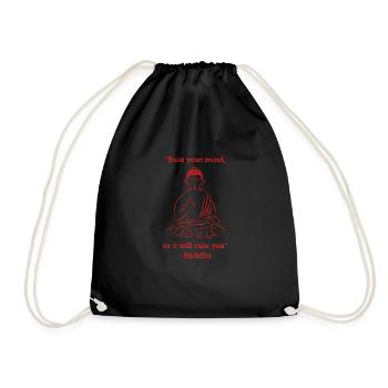 Buddha - "Verstand" - Sac de sport léger - noir - Devant