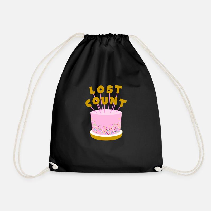 Nombre perdu Geburtstagskuche - Sac de sport léger - noir