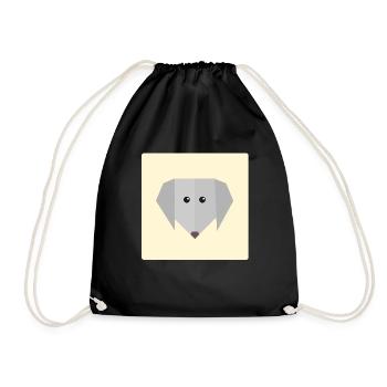 idée cadeau chien Doodle - Sac de sport léger - noir - Devant