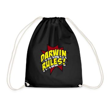 Darwin Award humour dire drôle rire cadeau - Sac de sport léger - noir - Devant