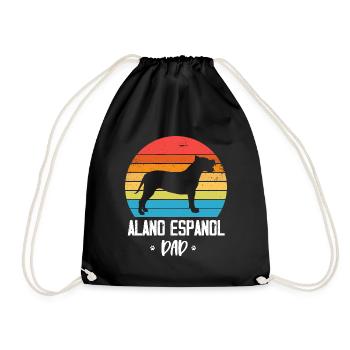 Alano Espanol - Turnbeutel - Schwarz - Vorne