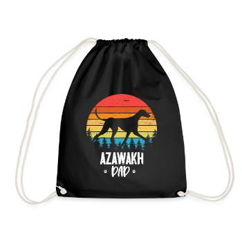 Azawakh - Sac de sport léger - noir - Devant