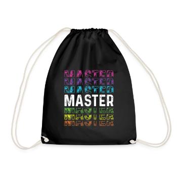 Maître Meilleur Expert L’Homme La Légende - Sac de sport léger - noir - Devant