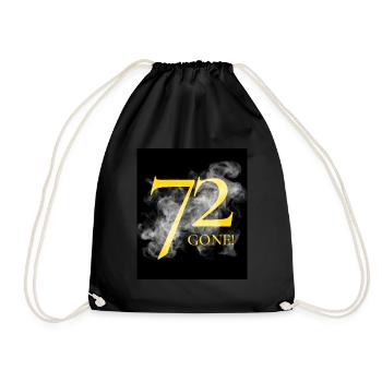 72_smoke_gone - Turnbeutel - Schwarz - Vorne