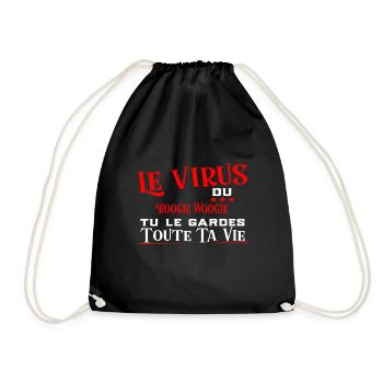 Boogie Woogie virus cadeau sport - Sac de sport léger - noir - Devant