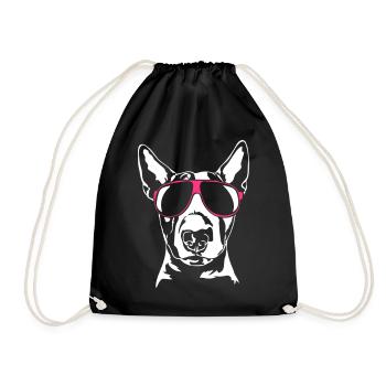 BULL TERRIER - BULL TERRIER cool - Drawstring Bag - black - Front