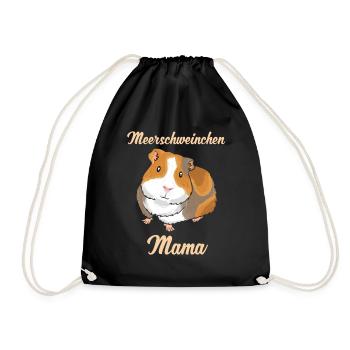 Cobaye maman animal de compagnie cadeau cobaye - Sac de sport léger - noir - Devant