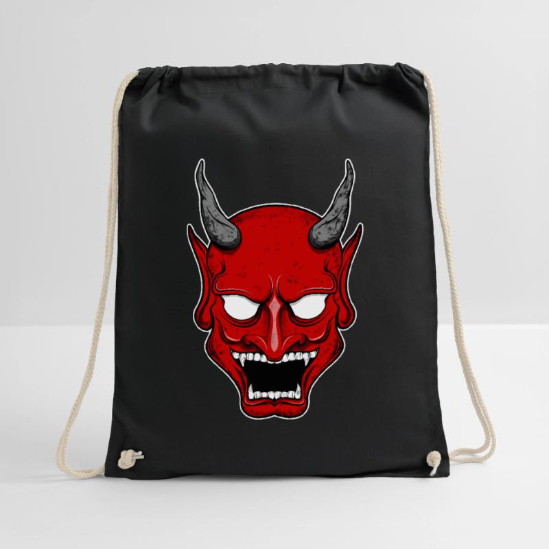 Demon devil devil Drawstring Bag