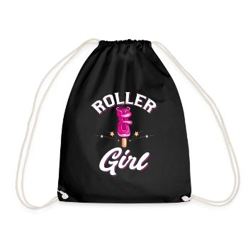 Roller derby roller skate patins à roues alignées - Sac de sport léger - noir - Devant