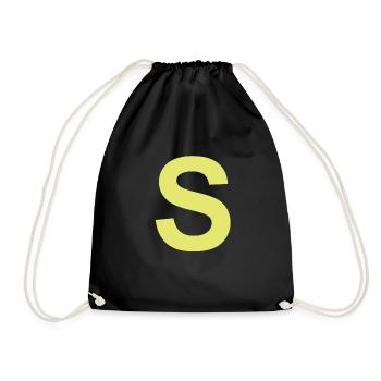 Chipmunk Halloween Carnival Group Costume - Drawstring Bag - black - Front