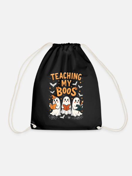 Halloween - Teaching my Boos - Turnbeutel - Schwarz