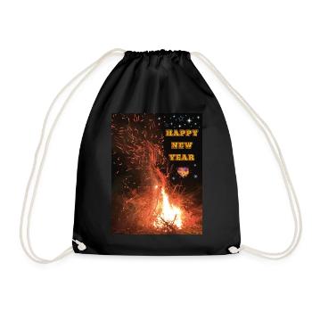 Bonne Année! Je vous souhaite une bonne année ! - Sac de sport léger - noir - Devant