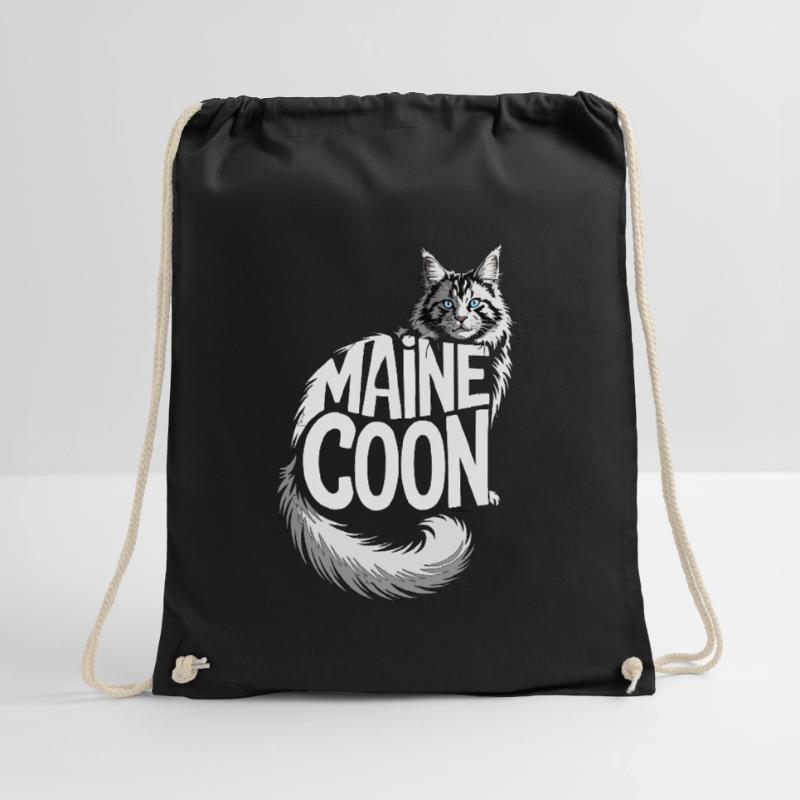 Maine Coon Cat Illustration Design Sac de sport léger