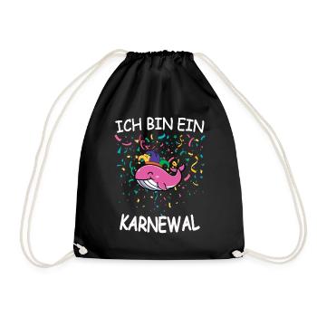 I'm a Karnewal Carnival Carnival Confetti - Drawstring Bag - black - Front