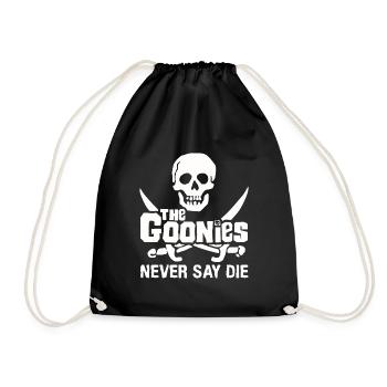 Die Goonies sagen niemals, dass der Schädel stirbt - Turnbeutel - Schwarz - Vorne