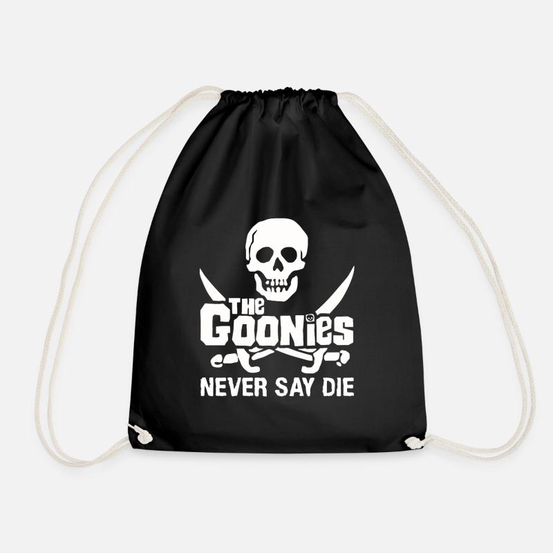 Die Goonies sagen niemals, dass der Schädel stirbt - Turnbeutel - Schwarz
