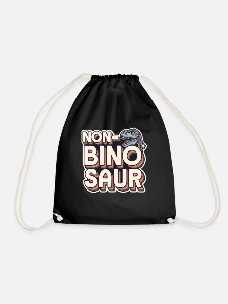 Non-Bino Saur 10 - Turnbeutel - Schwarz