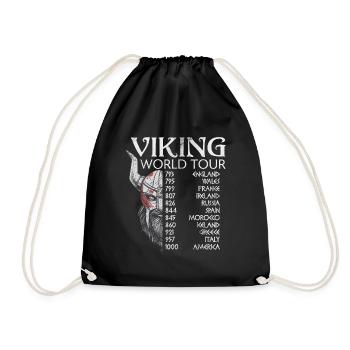 Viking Tour - Viking Warriors Scandinavian Viking - Turnbeutel - Schwarz - Vorne